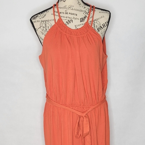 Loft Flounce Halter Dress - Picture 3 of 7